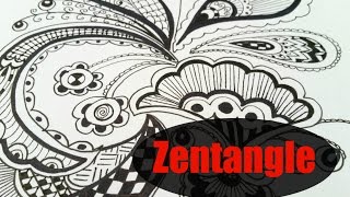 Zentangle Tutorial [upl. by Aynotel]