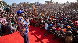 LIVE RAILA ODINGAS WAY FORWARD MASSIVE RALLY AT KAMUKUNJI GROUNDS [upl. by Teece]