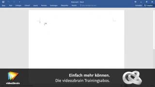 Word 2016 – Grundlagen Tutorial Die wichtigsten Bedienelemente kennenlernen video2braincom [upl. by Alleinnad657]