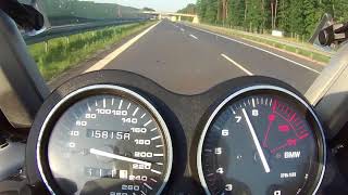 BMW K1200RS TOP SPEED [upl. by Eednas]