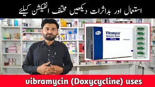 vibramycin 100mg uses  how to uses vibramycin capsule  doxycycline uses  vibramycin capsule [upl. by Aibar]