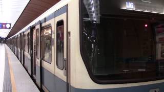 Marienplatz HDMVG UBahn no7534 departs for Studentenstatt [upl. by Tasia]