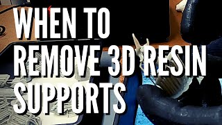 When To Remove 3D Resin Model Supports  Before Or After Curing [upl. by Myer]