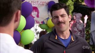 New Girl  Nick vs Schmidts Mustache S7E1 [upl. by Garrick]