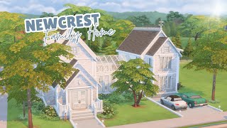 Large Family Home  The Sims 4 Building Newcrest [upl. by Ayoj286]