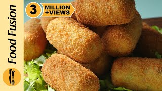 Chicken Potato Croquettes Recipe By Food Fusion [upl. by Atalayah402]