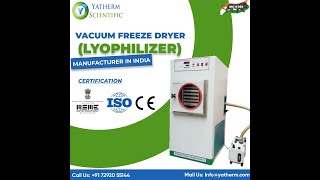 Lyophilizer  Pilot Model Freeze Dryer [upl. by Onaivatco]