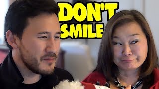 Try Not To Smile Challenge 5 w MOM [upl. by Freddi]