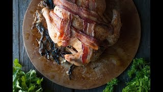 How to Make Roast Chicken with Bacon and Fresh Sage [upl. by Ailema837]