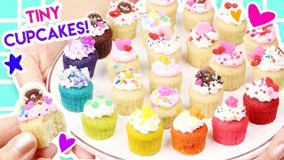 How to Make MINIATURE Cupcakes 100 Edible [upl. by Osborne]