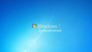 Systeemherstel Windows 7 Herstelpunten maken en systeeminstellingen terugzetten [upl. by Baynebridge]