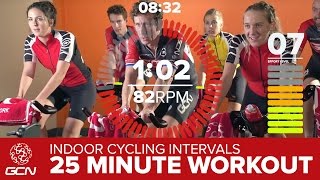 HIIT Workout  High Intensity Intervals  GCN 25 Minute Bike Session [upl. by Chelton833]