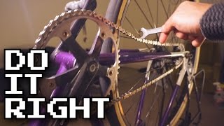 Easy Way to Tension Your Fixed Gear Chain [upl. by Baldwin]