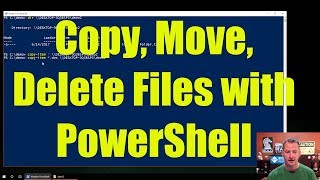 Copy Move Delete files with PowerShell [upl. by Jaehne]