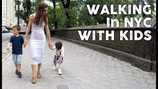 10 Hours of Walking in NYC with Kids [upl. by Annehs]