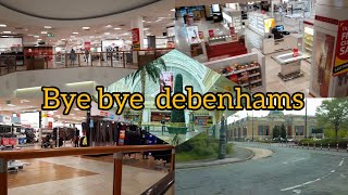 Debenhams final days  closing down sale  debenhams Trafford Centre  bye bye debenhams uk [upl. by Nikolos]