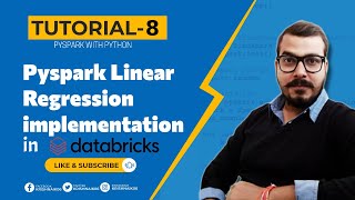 Tutorial 8 Pyspark Multiple Linear Regression Implementation In Databricks [upl. by Dutchman]