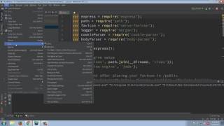 Intro to Nodejs using WebStorm [upl. by Edette831]