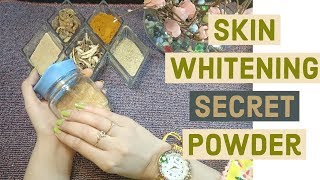 How To Make Skin quotWhitequot With Secret Face Whitening Powder Tips At Home [upl. by Hailed]