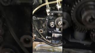 Checking out the oil pump on a Harley Davidson sportster [upl. by Bocock]