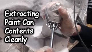 How to Cleanly Puncture and Extract Contents of a Spray Can [upl. by Mallory927]