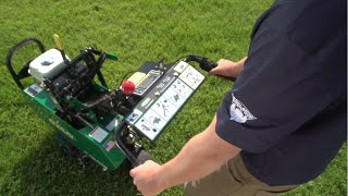 How to Use Your New Ryan Jr Sod Cutter  Operating Demonstration [upl. by Azmah]