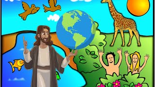 Bible Stories For Kids How God Created The Universe [upl. by Parent]