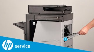 Walkaround Front  HP LaserJet Enterprise MFP M630  HP Support [upl. by Llemhar]