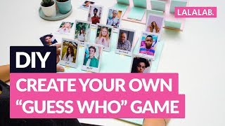 DIY  CREATE YOUR OWN “GUESS WHO” GAME [upl. by Nolyad]