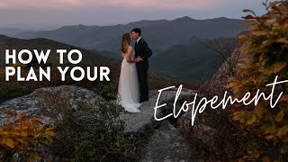 How To Plan Your Elopement Including Timeline Examples [upl. by Tim]