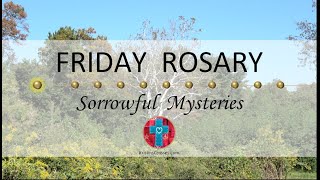 Friday Rosary • Sorrowful Mysteries of the Rosary 💜 November 3 2023 VIRTUAL ROSARY  MEDITATION [upl. by Nattie]