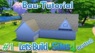 Sims4  BauTutorial 1  Lets Build  Wände und Dächer [upl. by Cleti]