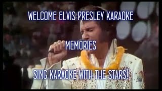 Elvis Presley Memories Karaoke [upl. by Einnaoj865]