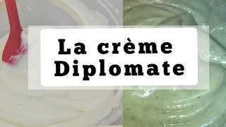 Comment faire la crème diplomate  Crème idéale pour entremets [upl. by Etnwahs]