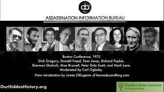 quotWho Done Itquot Panel from the Assassination Information Bureau Conference Boston 1975 [upl. by Fantasia]