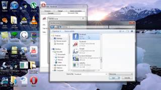 Come creare il collegamento di facebook sul desktop [upl. by Afrikah950]