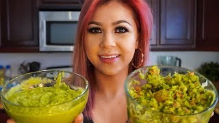 How to Make GUACAMOLE and AVOCADO SALSA [upl. by Vedette937]