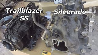 Intake Manifolds TBSS vs Silverado Truck [upl. by Goldman]