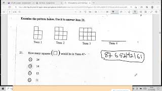 PEP MENTAL ABILITY PAST PAPER 2021 PART 2 [upl. by Nawud983]