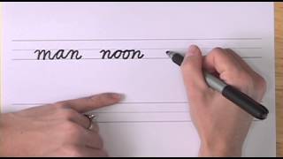 How To Write in Cursive  Lesson 9  A complete Course  FREE Worksheets [upl. by Gnuh]