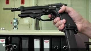 KSC Metal M93R II Burst Mode GBB Airsoft Pistol HD [upl. by Esyle559]