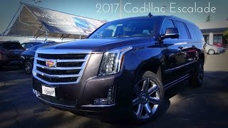 2017 Cadillac Escalade ESV Premium Luxury 62 L V8 Review [upl. by Ruhtracam]