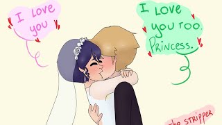 Wedding Marichat Miraculous Ladybug Comic Dub [upl. by Scoville]