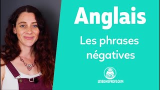 Les phrases négatives  Anglais  Sixième  Les Bons Profs [upl. by Atsocal241]