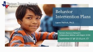 Behavior Intervention Plans [upl. by Monafo]