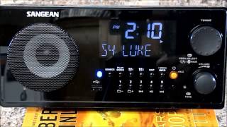 Review and Unboxing Sangean WR22BK AMFMRDSBluetoothUSB TableTop Digital Tuning Receiver [upl. by Darci]