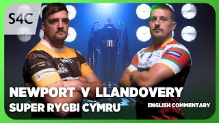 LIVE RUGBY Newport v Llandovery  Super Rygbi Cymru  S4C [upl. by Henarat]