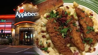 Applebees Four Cheese Mac and Honey Pepper Chicken Tenders Review [upl. by Atiuqcir]