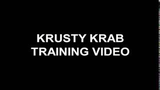 quotKrusty Krab Training Videoquot Title Card [upl. by Valaree]