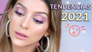 TENDENCIAS DE MAQUILLAJE 2021 CON DELINEADOS [upl. by Nayk]